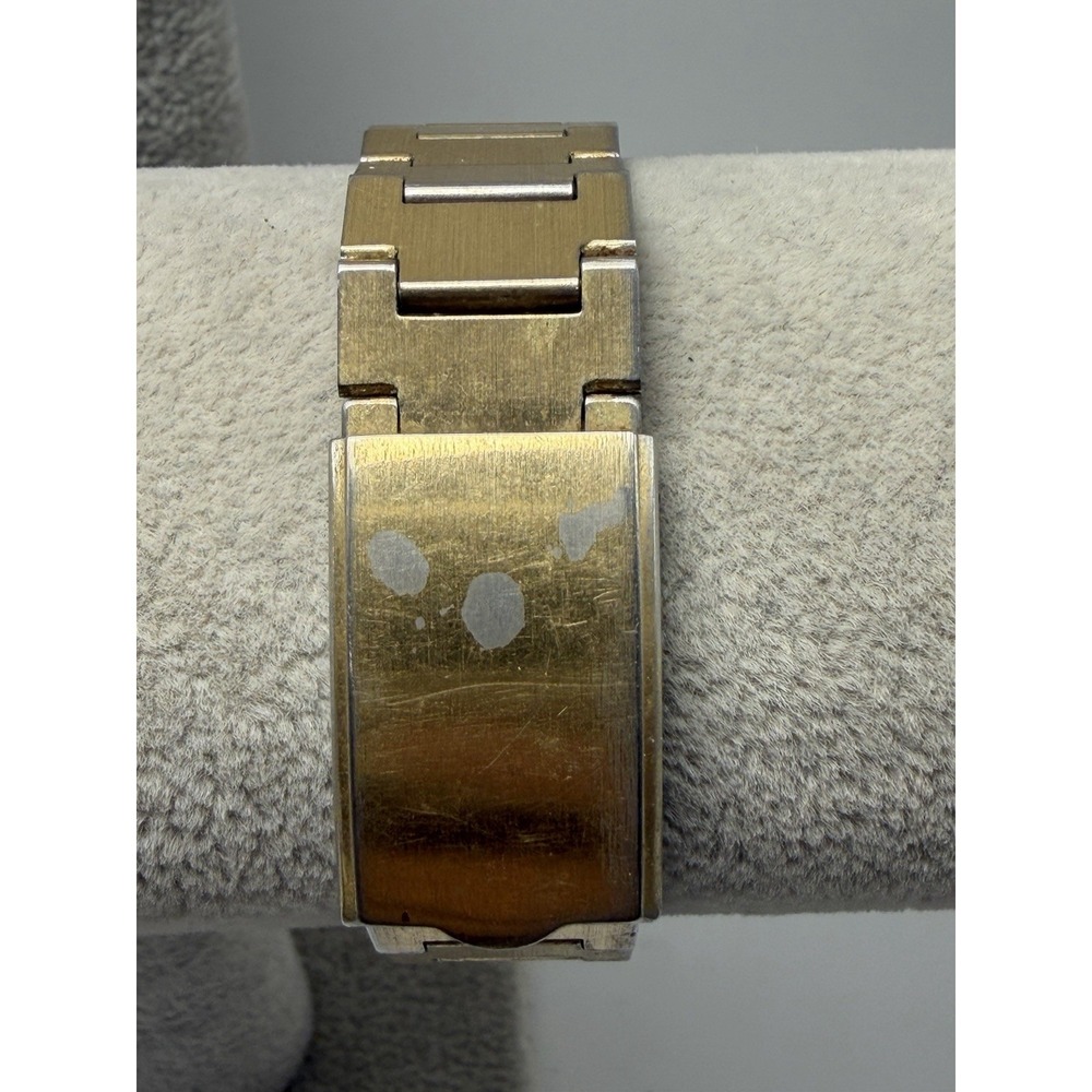 Bulova‎ Set-O-Matic Dual-Day Automatic Mens Watch 34MM 7" 1977 Working Gold Tone - Picture 5 of 9